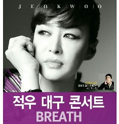 적우 대구 콘서트 BREATH 공연포스터